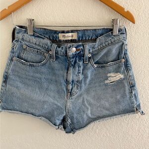 Madewell Women's Light Blue Jean Shorts
